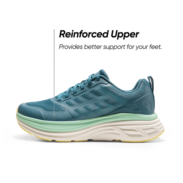 [ActiveFloat] Men's Comfortable Lightweight Running Shoes - BLUE GREEN - 6